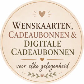 Wenskaarten & digitale cadeaubonnen – voor elk bijzonder moment