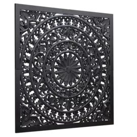 PTMD wandpaneel Akoulina zwart 120 cm 4 Delen