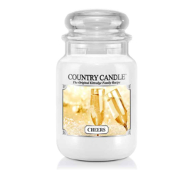 Cheers Country Candle Large Jar 150 Branduren