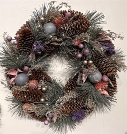 Kerstkrans Pretty Pastels 35cm
