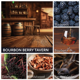 Bourbon Berry Tavern geurkaars Cheerful Candle 2 lonten 680 gram