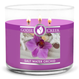 Salt Water Orchid Goose Creek Candle® 3 Wick 411 gram