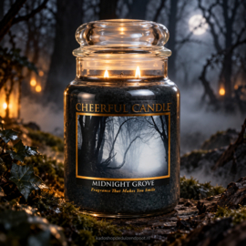 Midnight Grove Geurkaars Cheerful 2 wick 680 gram – 2 lonten