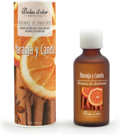 Naranja y Canela (Sinaasappel en Kaneel) -  Boles d'olor Geurolie  50 ml