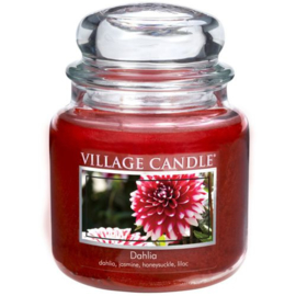 Dahlia Village Candle  Medium  105 Branduren