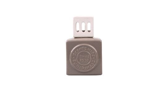 Scentchips® Scentoil lamp Square taupe – stijlvolle oliebrander