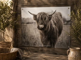 Tuinposter Schotse Hooglander