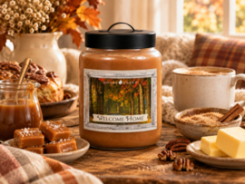 Welcome Home (Caramel Butter) geurkaars - Goose Creek Artwork Large geurkaars (680 gram)