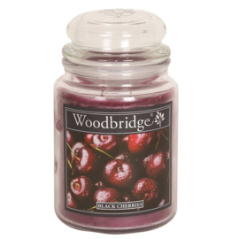 Black Cherries Woodbridge Apothecary Scented Jar  130 geururen