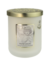 Snow Angel  Soywax large  Candle  340 gram Heart & Home 