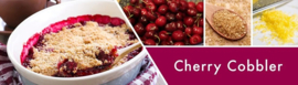 Cherry Cobbler (Label Collect moments Nothings) Geurkaars Goose Creek  Artwork Candle 150 Branduren