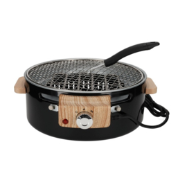 Norländer hybride BBQ zwart – 35 x 35 x 13 cm