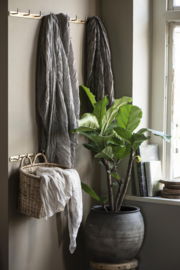 IB Laursen wandmand  grove wilg met 2 handvaten (21x15x13 cm)