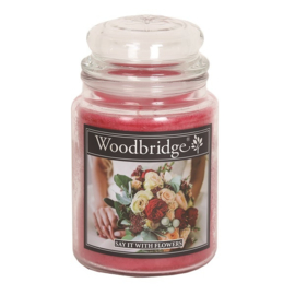 Say It With Flowers Woodbridge Apothecary Scented Jar  130 geururen