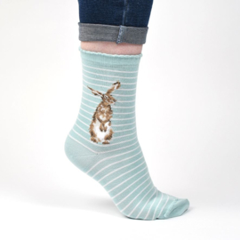 Wrendale Designs Socks  'Hare and the Bee ' Haas