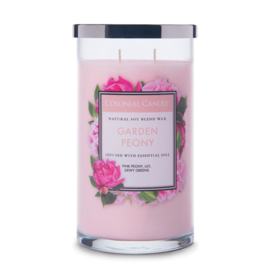 Garden Peony Colonial Candle Classic Cilinder sojablend geurkaars 538 gram