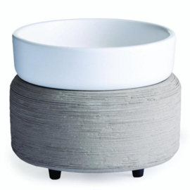Gray  Candle Warmers® 2-in-1 klassieke geurlamp en waxmelt brander