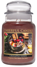 Cranapple Toddy Cheerful Candle 2 wick 680 gr