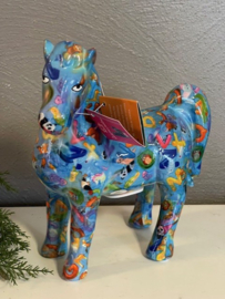 Pomme Pidou Spaarpot Paard Lucky  Blauw