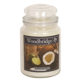 Coconut  & Lime Woodbridge Apothecary Scented Jar  130 geururen