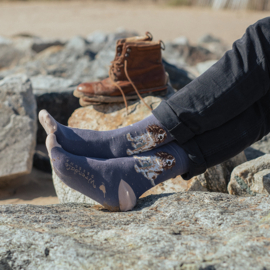 Bamboe heren sokken ‘Willow’ spaniel – Wrendale Designs