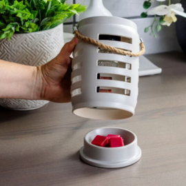 Shutter  Candle Warmers lantaarn waxmelt geurlamp grijs elektrisch