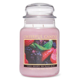 Very Berry Beckah Boo Cheerful Candle 2 wick 680 gr