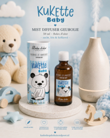 Kukette Baby Mist Diffuser geurolie 50 ml Boles d’olor– zachte frisse geur