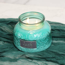 Cheerful Candle Large Geurkaars Citrus  Lotus  Amber 20 Oz Lush Groen