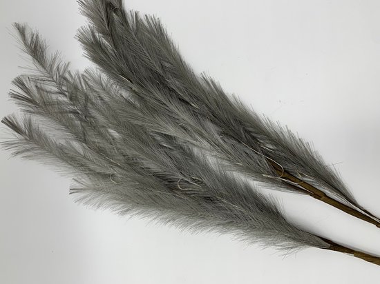 Set van 2 Kunsttakken LED op batterij Grijs cm 2 stuks 90 cm