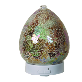 Natural Crackle LED Ultrasone Diffuser van 16 cm
