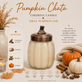 Pumpkin Chata geurkaars Smal Pumpkin Jar (+75 branduren)