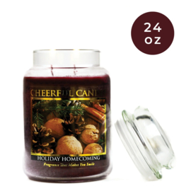 Holiday Homecoming  geurkaars Cheerful Candle 2 lonten 680 gram