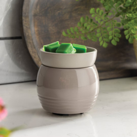 ORB Candle Warmers geurlamp grijs met verwarmingsplaat elektrisch