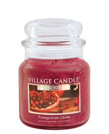  Pomegranate Jubilee Village Candle Medium   105 Branduren