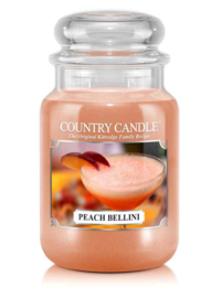 Peach Bellini Country Candle Large Jar 150 Branduren