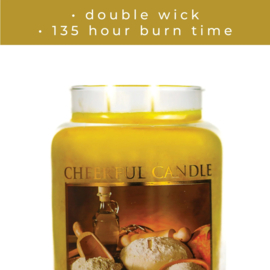 Grandma's Kitchen  geurkaars Cheerful Candle 2 lonten 680 gram