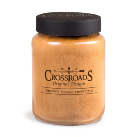 Brown Sugar Frosting Crossroads  2 wick Candle 140 Branduren