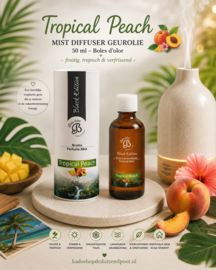 Tropical Peach Mist Diffuser geurolie 50 ml Boles d’olor – fruitige zomerse geur
