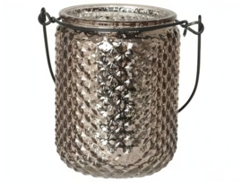 Gusta windlicht koper 10 cm – theelichthouder / waxinelichthoude