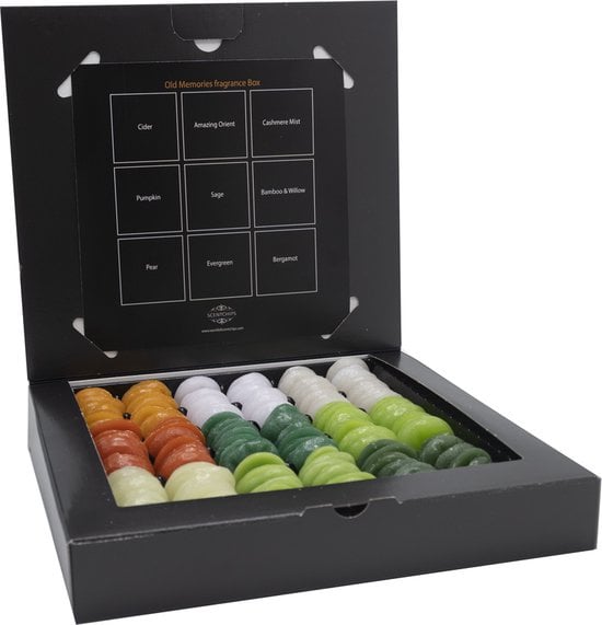 Scentchips® Actie Cadeau box Old Memories – 144 geurige waxchips