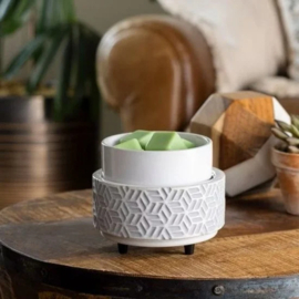 Hexagon Candle Warmers® 2-in-1 klassieke geurlamp en waxmelt brander