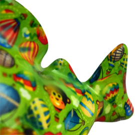 Pomme Pidou  - Spaarpot - Medium - Fish Kelly Groen