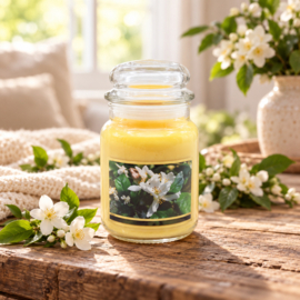 Vanilla Honeysuckle Cheerful geurkaars 680 g – 2 lonten
