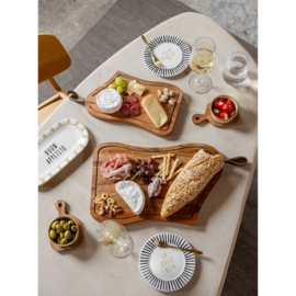 Serveerbord schelp wit – 30 x 30 x 3,5 cm |Jens Living