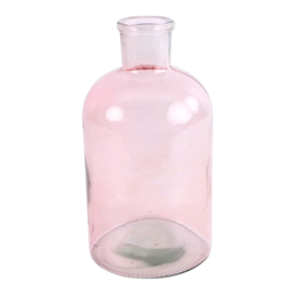Bloemenvaas/siervaas Fles Roze  27cm