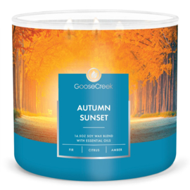 Autumn Sunset Goose Creek Candle® 3 Wick 411 gram