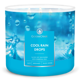 Cool Rain Drops Goose Creek Candle® 3 Wick 411 gram