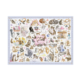 Wrendale Designs Jigsaw Puzzel  Feline Friends ( Katten)
