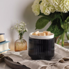 Noir Candle Warmers geurlamp met verwarmingsplaat zwart wit elektrisc